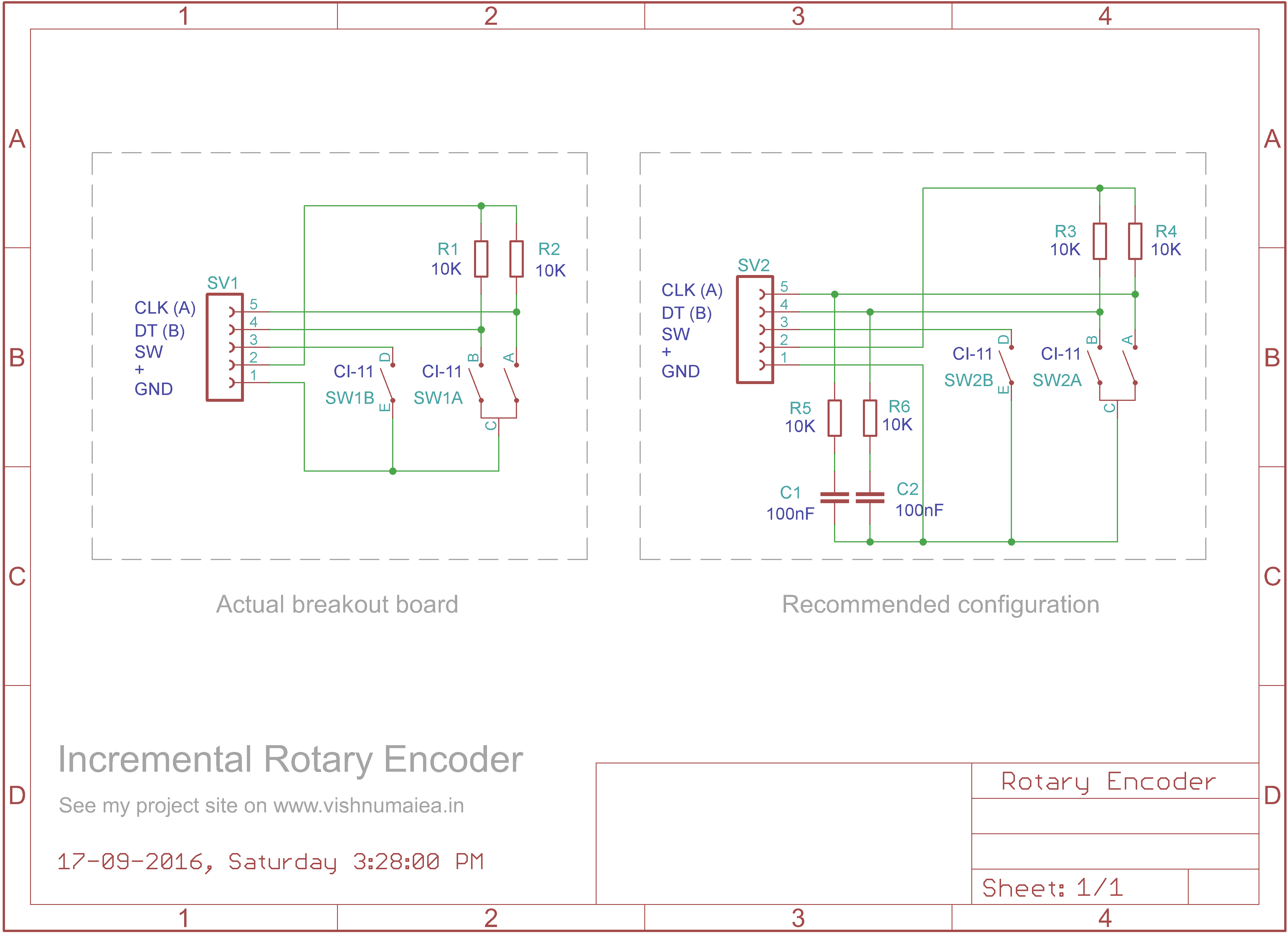 Rotary encoder wiring diagram